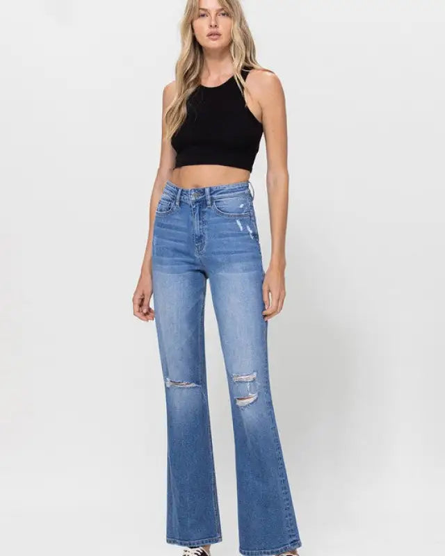 90’s Dad Jeans Medium Denim - Jeans