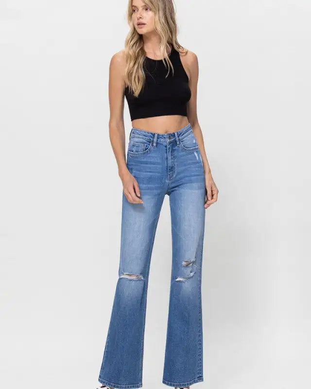 90’s Dad Jeans Medium Denim - Jeans