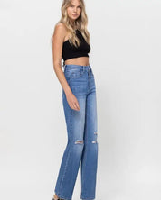 90’s Dad Jeans Medium Denim - Jeans