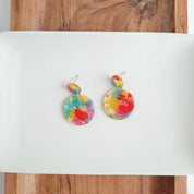 Addy Earrings - Rainbow Confetti - Rainbow Confetti / OneSize