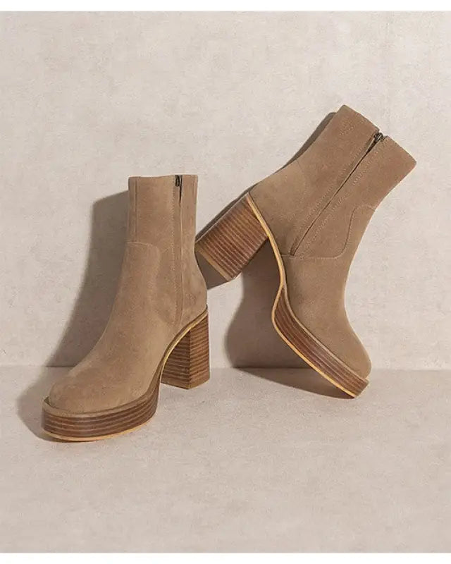 ALEXANDRA-PLATFORM ANKLE BOOTIES - Booties