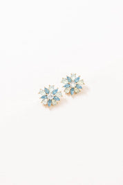 Amaryllis Stud Earrings - Blue / OS