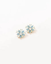 Amaryllis Stud Earrings - Blue / OS