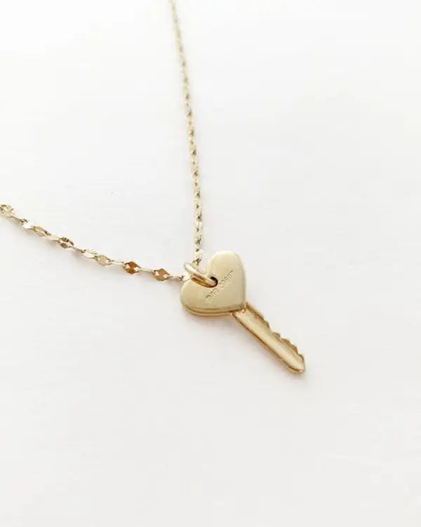 Amour Key To My Heart Necklace