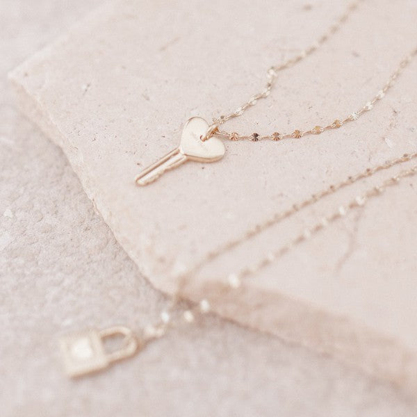 Amour Key To My Heart Necklace