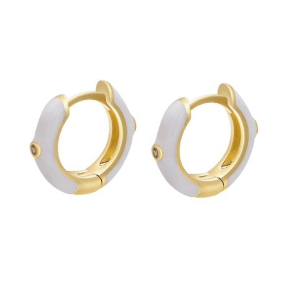 Angie Earrings - White / OS