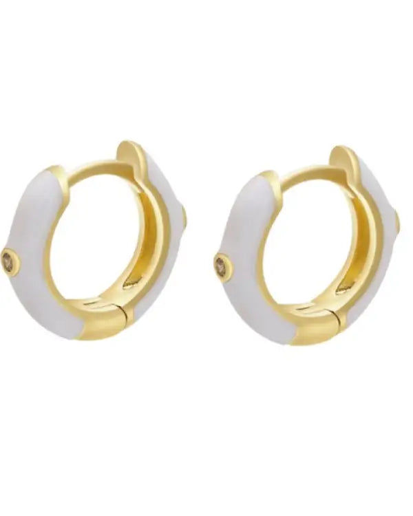 Angie Earrings - White / OS