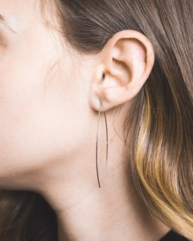 Arc Threader Earrings