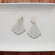 Ariel Earrings - Seashell - Seashell / OneSize