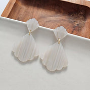 Ariel Earrings - Seashell - Seashell / OneSize