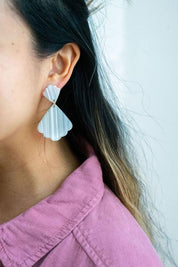 Ariel Earrings - Seashell - Seashell / OneSize