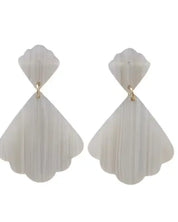 Ariel Earrings - Seashell - Seashell / Onesize