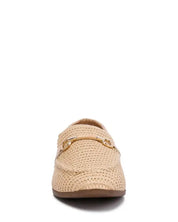 Asher Horsebit Embellished Raffia Loafers