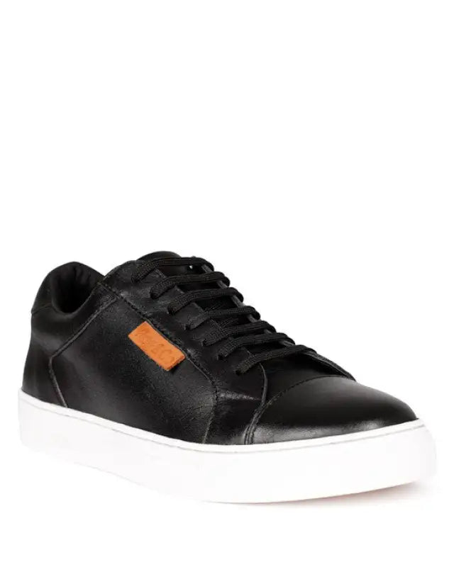 ASHFORD FINE SUEDE HANDCRAFTED SNEAKERS - Black / 5