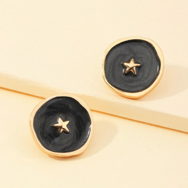 Astral Earrings Black - Black / OS