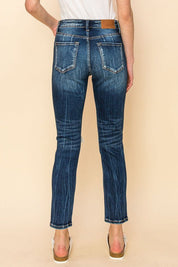 At1046Cgd High Rise Stretch Ankle Cigarette Jeans