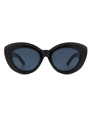 Aubrie Retro Round Women Cat Eye Sunglasses