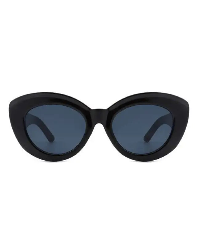 Aubrie Retro Round Women Cat Eye Sunglasses