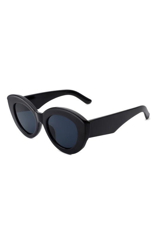 Aubrie Retro Round Women Cat Eye Sunglasses