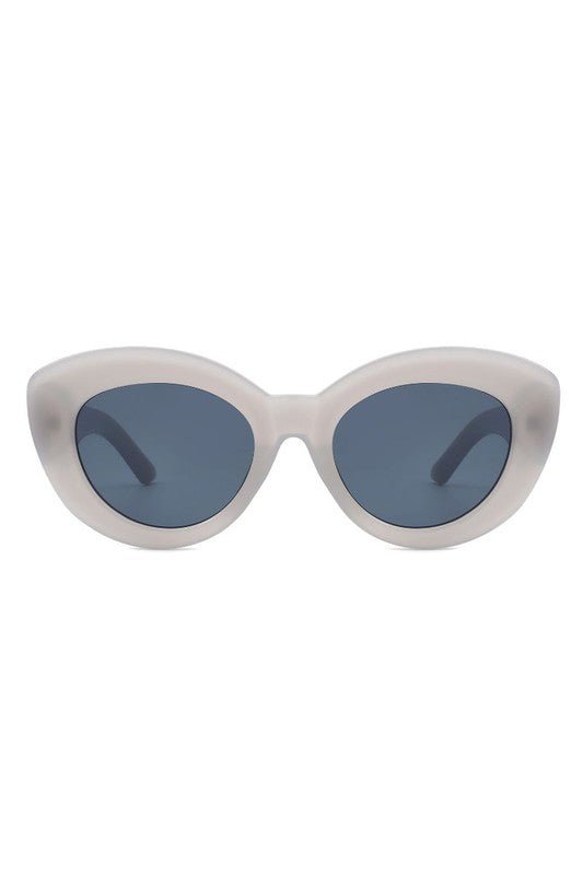 Aubrie Retro Round Women Cat Eye Sunglasses