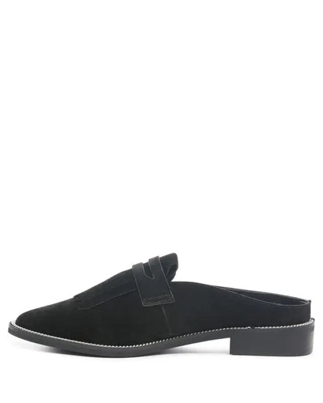 Audra Lena Suede Walking Loafer Mules