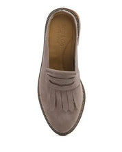 Audra Lena Suede Walking Loafer Mules