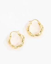 Baker Hoop Earrings - Gold / OS