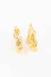 Baker Hoop Earrings - Gold / OS