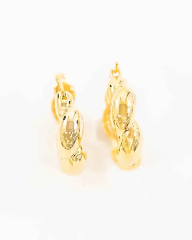 Baker Hoop Earrings - Gold / OS