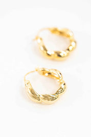 Baker Hoop Earrings - Gold / OS