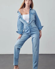 BALLOON SLEEVE JUMPSUIT