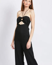 Bandeau Halter Neck Jumpsuit