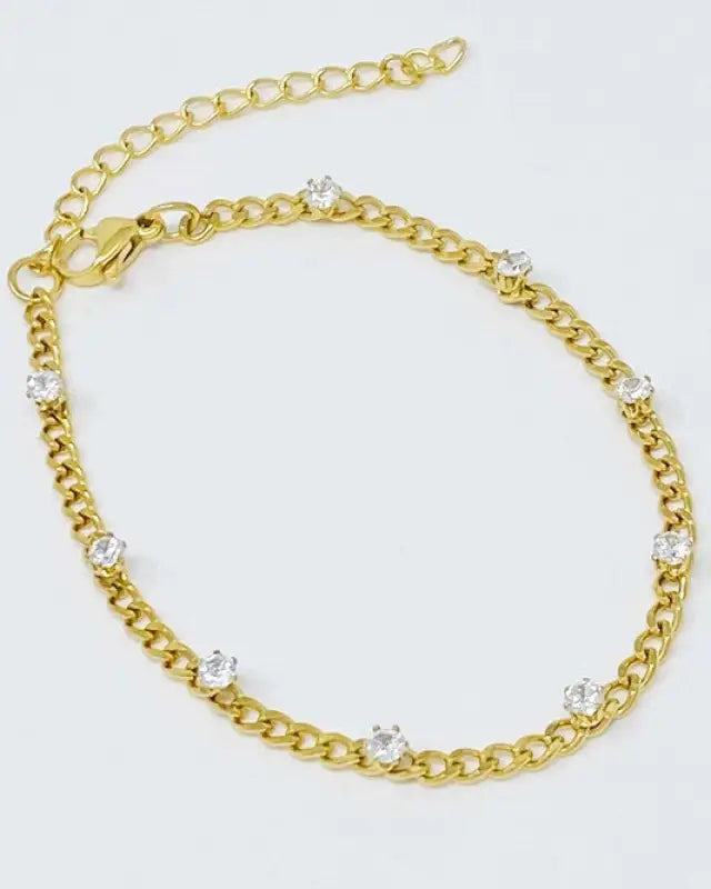 Bay Life Cuban Chain Bracelet - Gold / OS