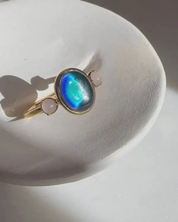 Bejeweled Mood Ring