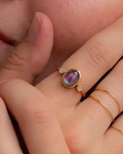 Bejeweled Mood Ring