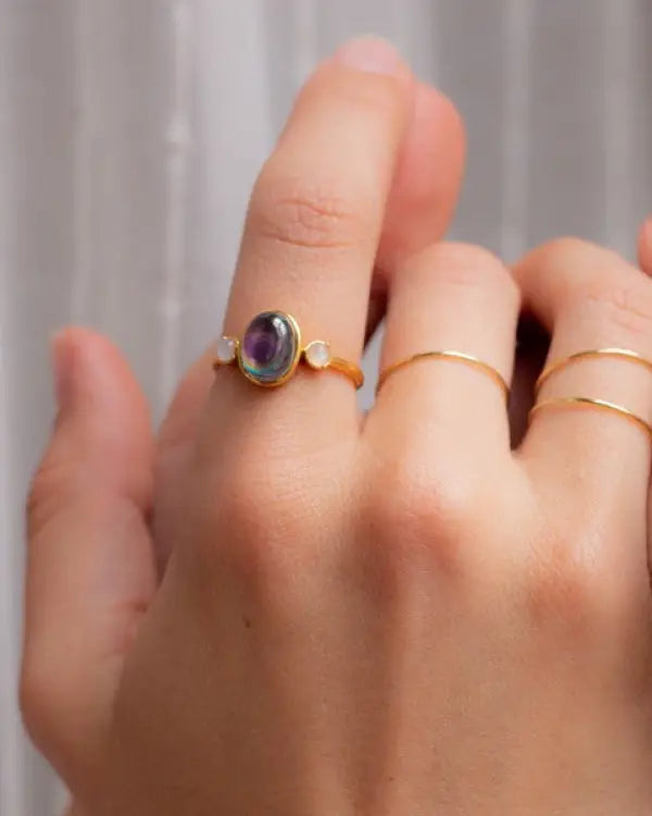 Bejeweled Mood Ring