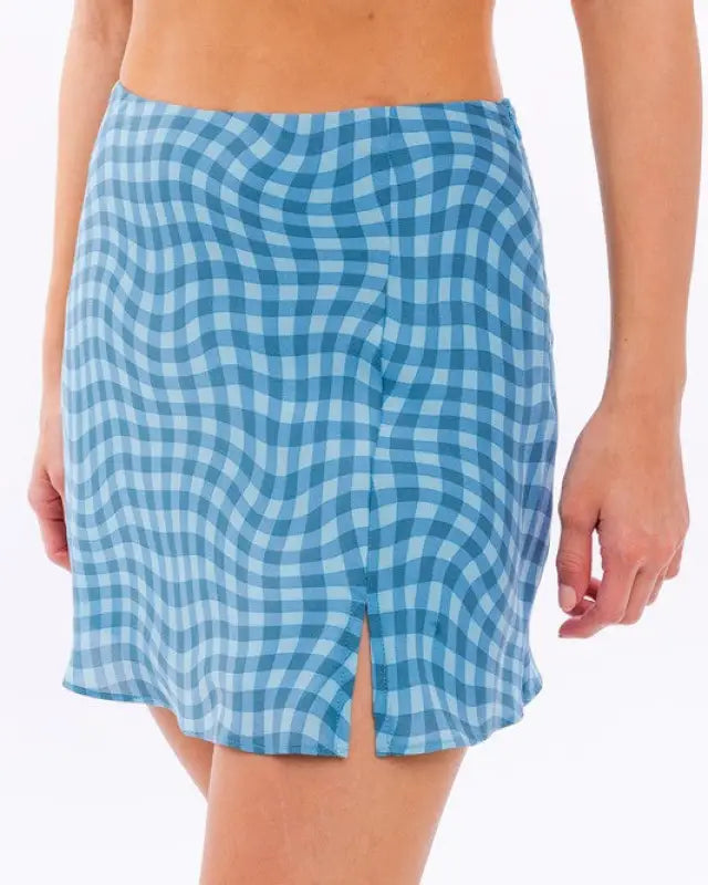 Bias Cut Mini Skirt