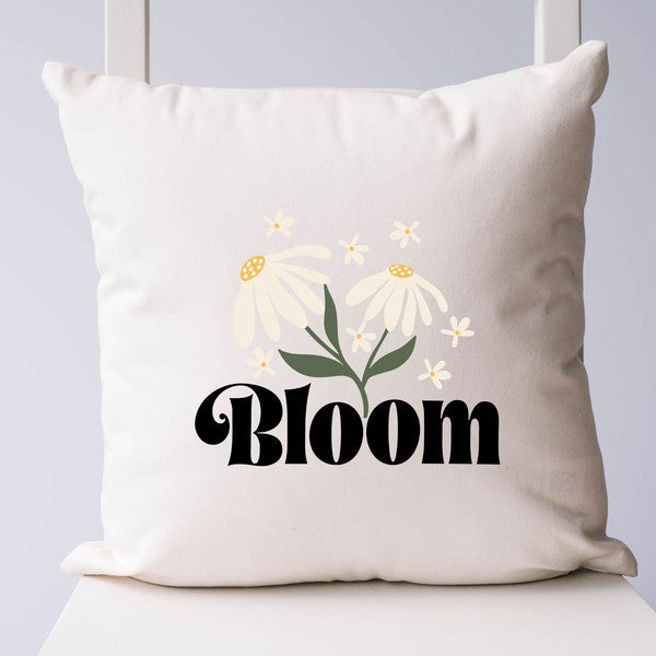 Bloom Daisy Flower Pillow Cover