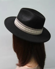 Boho Embroidered Fedora Hat