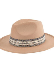 Boho Embroidered Fedora Hat