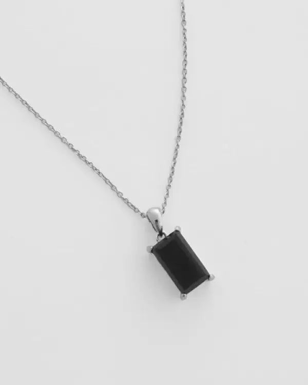 Bonbon Black Crystal Necklace