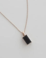 Bonbon Black Crystal Necklace