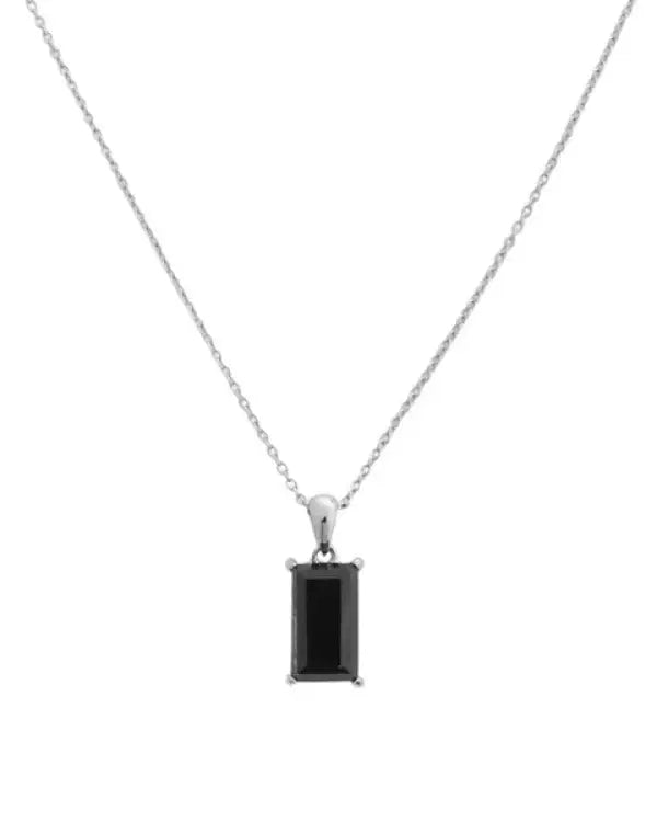 Bonbon Black Crystal Necklace