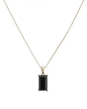 Bonbon Black Crystal Necklace