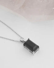 Bonbon Black Crystal Necklace