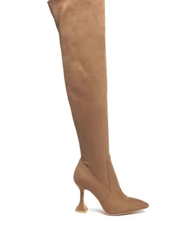 Brandy Over-The-Knee High-Heeled Boots