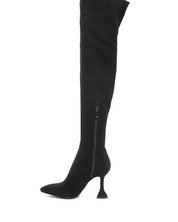 Brandy Over-The-Knee High-Heeled Boots