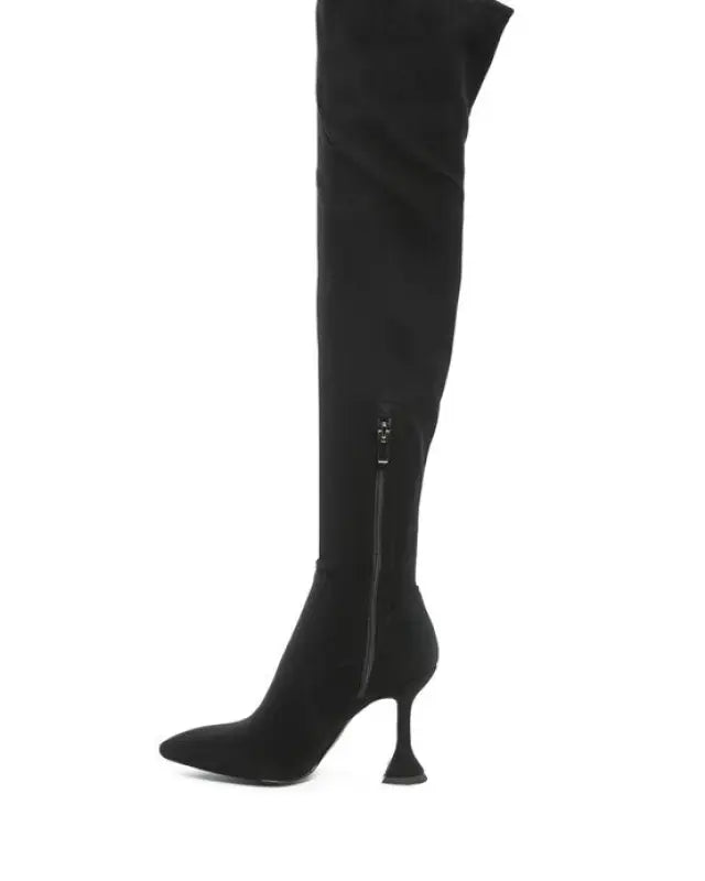 Brandy Over-The-Knee High-Heeled Boots