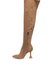 Brandy Over-The-Knee High-Heeled Boots