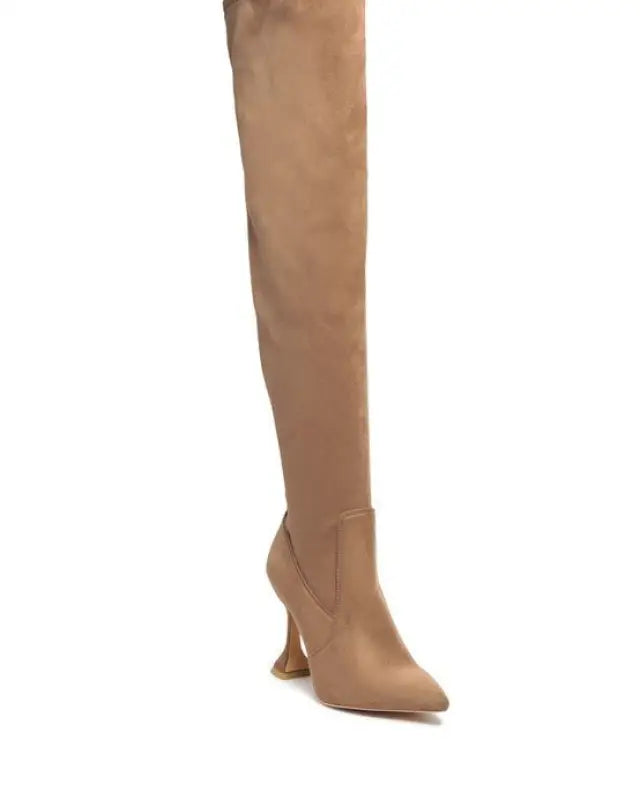 Brandy Over-The-Knee High-Heeled Boots